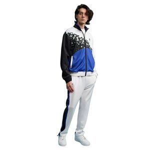 Patterson Roddick 2 Piece Jogger Track Set Jacket & Jogger Set White Mens